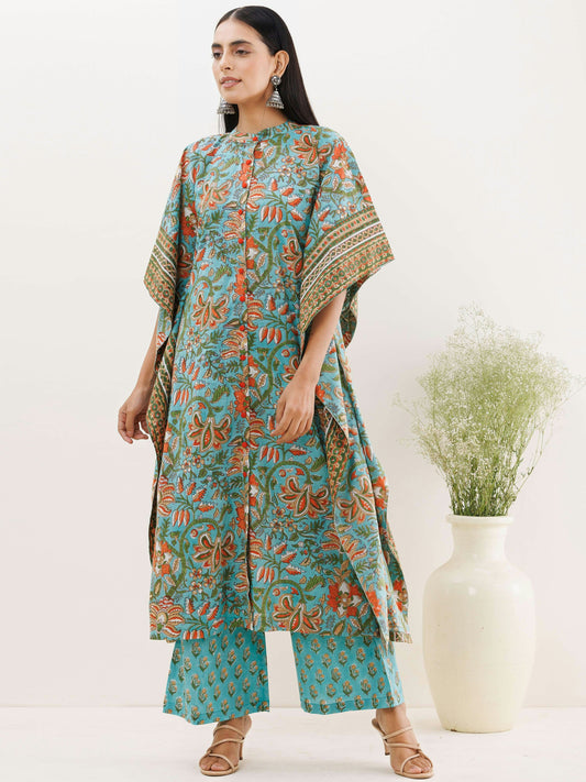 Casual Ethnic Co-ord – Teal