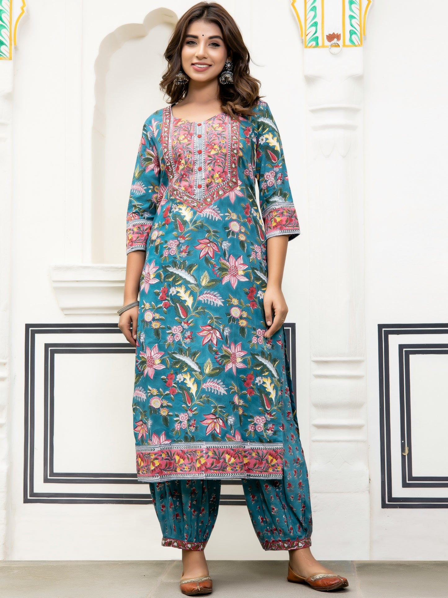 Ethnic Co-ord Set – Mustard Yellow